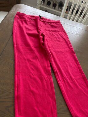 Womens HUE Pants Hot Pink Size L